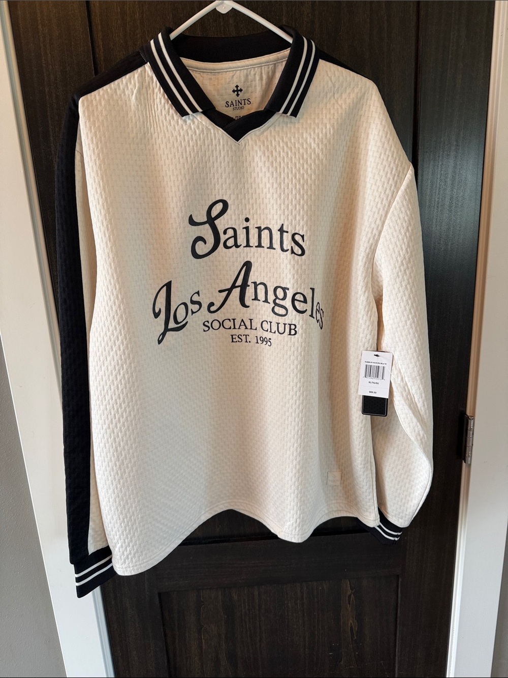 Crewneck Sweatshirt - Cream & Black